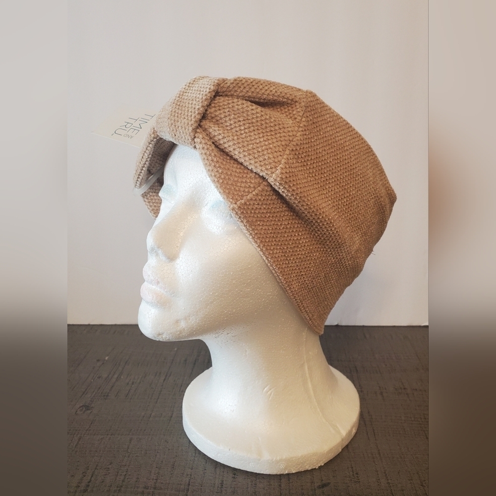 Bundle Two Headbands Tan And Pink